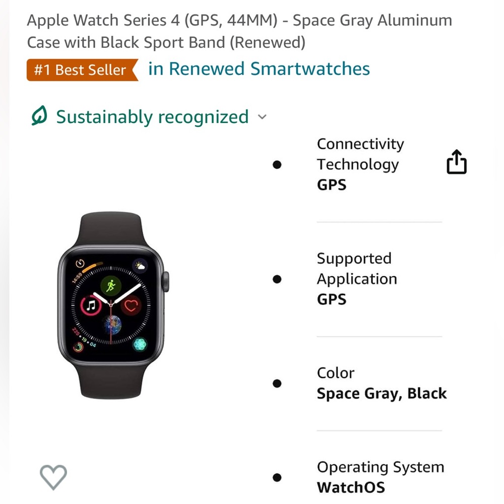 Apple Watch Series 4 GPS brand new-no box 44mm
